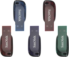 Sandisk 32 gb cruzer blade usb atmintinė, 5 vnt.