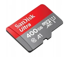 Atminties kortelė Sandisk 400 Gb micro Sdxc Uhs-i A1 Ultra 120mb/s + Sd