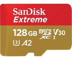 Sandisk Extreme 128 Gb Microsdxc kortelė su adapteriu