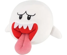 Sanei Super Mario All Star Collection 4" Ghost Boo Plush, mažas pliušinis žaislas