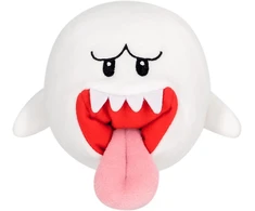 Sanei Super Mario All Star Collection 4" Ghost Boo Plush, mažas pliušinis žaislas