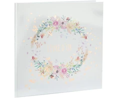 Santex vestuvių svečių knyga Floral 20 P 24 cm, įvairiaspalvė