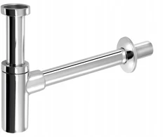 Sapho Bruckner praustuvo sifonas 5/4", Dn32, apvalus, chromas