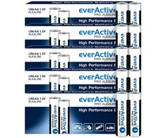 Šarminės baterijos Everactive Pro Lr6 Aa, patikimos, 50 vnt.