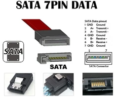 Sas 4.0 Sff-8654 8i į 8x Sata 100cm kabelis