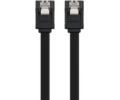Sata Iii 6gbps duomenų perdavimo kabelis, 0.5m, juodas