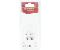 Saugiklis 3a x 20 mm, stiklinis (4) Kramp Blister