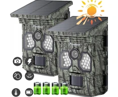 Saulės energija maitinama fotokamera Usogood Rs20 Solarna 48mp Ir 4k 850nm, 2 vnt.