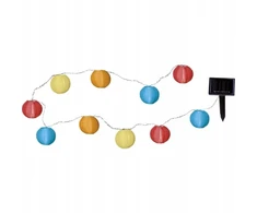 Saulės energija varoma sodo girlianda Festival, 10 Led lempučių, Ip44