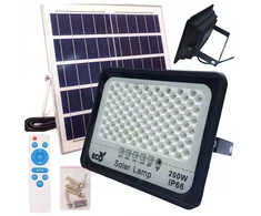 Saulės Led lempa 200w gatvės prožektorius
