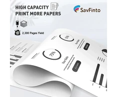 Savfinto 410a suderinamas su Hp 410x Cf410a Cf410x spausdintuvo kasetė, skirta Hp Mfp m477fdw, Hp Color Laserjet Pro Mfp M477fdw M477fdn M452nw M377dw M452dn M452dw M477dw M477nw (1 juoda