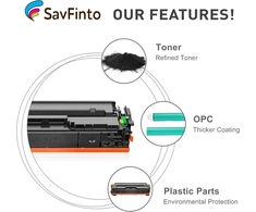 Savfinto 410a suderinamas su Hp 410x Cf410a Cf410x spausdintuvo kasetė, skirta Hp Mfp m477fdw, Hp Color Laserjet Pro Mfp M477fdw M477fdn M452nw M377dw M452dn M452dw M477dw M477nw (1 juoda