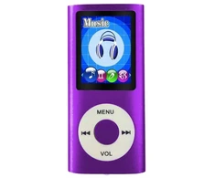 Vaizdo grotuvas Savio Mp4 grotuvas Ravo T838 32gb radijas garsiakalbis mp3 violetinis