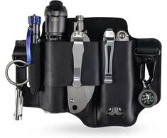Sayram St1/st2 odinis multitool dėklas su raktų laikikliu, edc diržo organizatoriaus peilio dėklas, skirtas Leatherman įrankiams, žibintuvėliui, edc kišeninis organizatorius vyrams