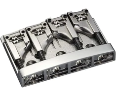 Schaller 3d-4 Bass Bridge - Nickel Flatmount Bridge elektrinei bosinei gitarai - 1 vnt.