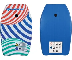 Schildkröt bodyboard m | lengva plaukimo lenta su dideliu plūdrumu ir saugos dirželiu | 68 x 43 cm | puiki banglentė pradedantiesiems ir vasaros vandens pramogoms | maksimalus naudotojo svoris: 60 kg