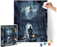 Schipper 609130889 paveikslai pagal skaičius - the dark side - paveikslų piešimas suaugusiems, rinkinyje teptukas ir akriliniai dažai, 40 x 50 cm