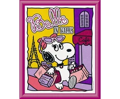 Schipper 609440725 Peanuts Belle a Paris piešimas pagal skaičius ant kartono