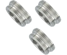Schläfer 632513 | 3 vnt. M24 x 1 Išorinis/m22 x 1 išorinis - suderinamas Neoperl reduktorius, (reduktorius), universalus adapteris metalinis M22/m24, lizdo adapteris/perėjimo detalė maišytuvų snapams