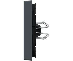 Schneider Electric Merten System M 433114 Svirties jungiklio klavišas perjungikliui, kryžminiam jungikliui ir mygtukui, antracito spalvos