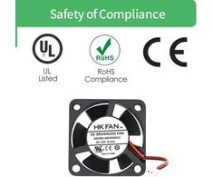 Security-01 30mm x 30mm x 10mm 3010 12v 0.15a rutulinis guolis bešepetinis Dc aušinimo ventiliatorius 2 kontaktų Ab3010h12 Ul Tuv