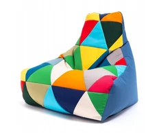 Sėdmaišis Sako Xxl pufas-sofa-fotelis Ecopuf Keiko M Outdoor Mix/m17 spalvos sodui terasai