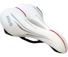 Selle Montegrappa dviračio balnelis, miesto balnelis, mtb balnelis, odinis, moteriškas, vyriškas, xc 1370 argo baltos spalvos, skirtas dviračiams, miesto dviračiams, kalnų dviračiams, trekking dviračiams, pagamintas Italijoje