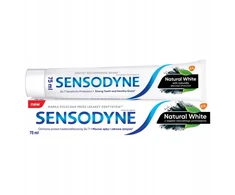 Sensodyne Natural Baltas balinanti dantų pasta su aktyvuota anglimi 75ml