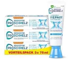 Sensodyne Proschmelz Repair Whitening dantų pasta, 3 x 75 ml