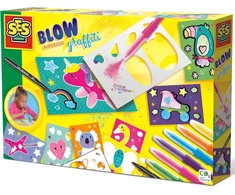 Ses Creative 14759 rinkinys „blow Airbrush Graffiti“, įvairiaspalvis