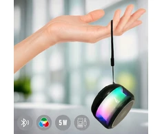 Kompiuterio kolonėlės Setty bluetooth kolonėlė small - usb kolonėlė su micro sd kortelės lizdu - bluetooth kolonėlė su radijo imtuvu ir rgb apšvietimu - mini bluetooth kolonėlė su ilgu baterijos veikimo laiku