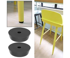 Sg Store 20 vnt. guminių kojelių apvalūs buferiai baldų stalo spausdintuvo pjaustymo lentos garsiakalbio grindų apsaugos spintelių kojelių padeliai D18x15x5mm