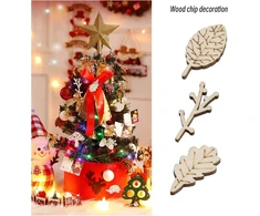 Sg Store 200 vnt. medinių papuošalų, dekoratyvinės medžio drožlės voverės grybų lapų ežiuko gilių šakų formos mediniai diskai ornamentai "pasidaryk pats" scrapbooking amatų gamybai