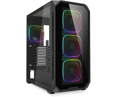 Sharkoon Ak5g Rgb Juodas, Atx kompiuterio korpusas