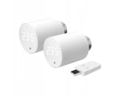 Shelly termostatinė galvutė Trv rinkinys 2 vnt. su Wifi Bluetooth centru