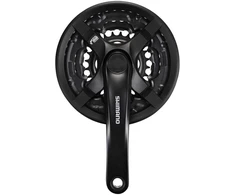 Shimano crankset 6/7/8-speed juodas fc-ty501 42/34/24t 170 mm w/cg