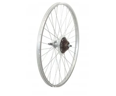 Shimano Dviračio ratas 26 colių galinis su 6 pavarų laisvąja pavara, aliumininis, v-brake