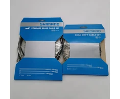 Shimano stabdžių trosai + pavarų trosai + išorinių apvalkalų trosų komplektas 1 dviračiui