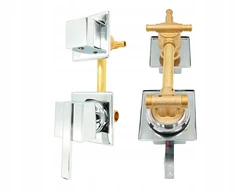 Showercabinparts Maišytuvo baterija su vožtuvu kabinai su hidromasažu 3 funkcijos 12,5cm 125mm