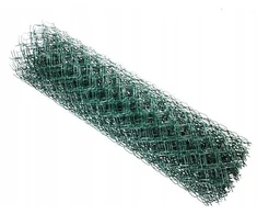 Siat-stal tinklinė tvora dengta Pvc, 3,1 mm, aukštis 1,3 m - 10 m, žalia