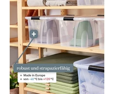 Siena Home Anzio dėžė su dangčiu 14 L, 4 vnt. rinkinys