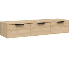 Sieninė spintelė, ąžuolo, 102x30x20cm, apdirbta mediena