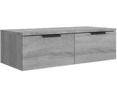 Sieninė spintelė, pilka ąžuolo, 68x30x20cm, apdirbta mediena