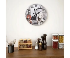 Sieninis laikrodis vintage stiliumi Marilyn Monroe, 30 cm