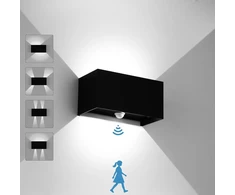Sieninis lauko LED šviestuvas su judesio davikliu Encoft, 24 W, IP65