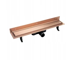 Sieninis linijinis latakas Laveo Basso 80 cm rožinis auksas