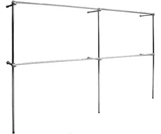 Sieninis stovas 300x200x40cm pakabos parduotuvėms c1