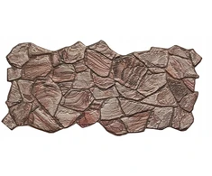 Sienų paneliai 3d pvc akmuo ruda ruda rock ruda akmens imitacija 4x