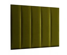 Sienų panelis 120x30cm apmuštas 3d Galvūgalis Riviera butelio žalumo