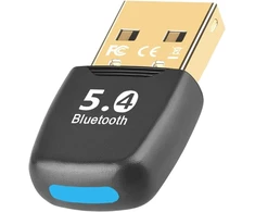 Sigandg bluetooth adapteris pc - 5.4 bluetooth dongle, bluetooth dongle usb, mažas latentinis laikas, plug &amp; play, suderinamas su windows 11/10/8.1/7 staliniams kompiuteriams, nešiojamiesiems kompiuteriams, ausinėms, klaviatūrai, pelei